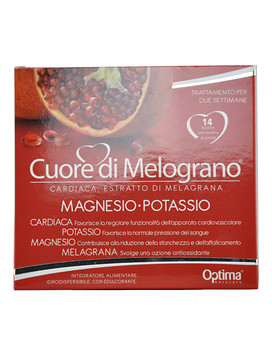 Pomegranate Heart - Magnesium-Potassium 14 sachets of 3,7 grams - OPTIMA