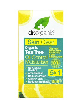 Skin Clear - Oil Control Moisturiser - Crema viso per pelle impura 50ml - DR. ORGANIC