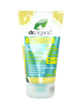 Skin Clear - Deep Pore Cleansing Face Wash - Detergente viso per pelle impura 125ml - DR. ORGANIC
