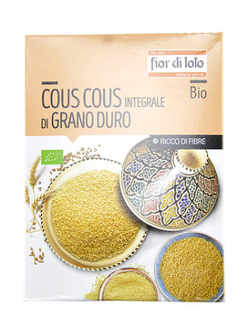 Cous Cous Integrale di Grano Duro Bio 500 grammi - FIOR DI LOTO