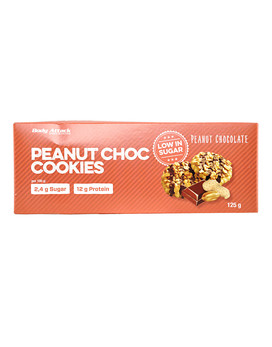 Peanut Choc Cookies 5 biscotti da 25 grammi - BODY ATTACK