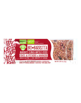 Bio Barretta - Amaranto Quinoa Mirtillo rosso 1 barretta da 25 grammi - PROBIOS