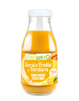 Bio Organic - Sorsi di Frutta e Verdura - Ananas Curcuma Zenzero Limone 250ml - PROBIOS