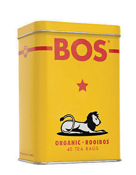 Organic Rooibos 40 bustine da 2,5 grammi scatola metallo - BOS
