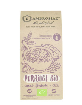 Porridge Bio Cacao Fondente e Chia 250 grammi - AMBROSIAE