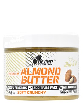 Almond Butter Soft Crunchy 350 grammi - OLIMP