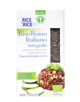 Rice & Rice - Organic Whole Grain Red Rice 500 grams - PROBIOS