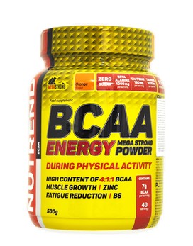 BCAA ENERGY Mega Strong Powder 500 grammi - NUTREND