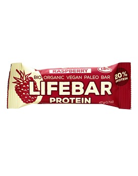 Life Food - Lifebar Protein - Lampone 1 barretta da 47 grammi - BIO'S