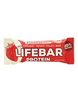 Life Food - Lifebar Protein - Fragola 1 barretta da 47 grammi - BIO'S