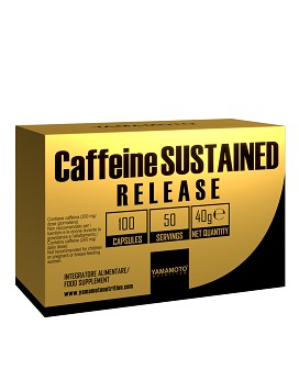 Caffeine SUSTAINED RELEASE 100 capsules - YAMAMOTO NUTRITION