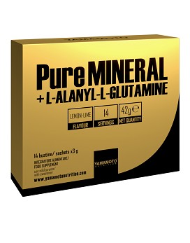 PureMINERAL + L-ALANYL-L-GLUTAMINE 14 sachets of 3 grams - YAMAMOTO NUTRITION