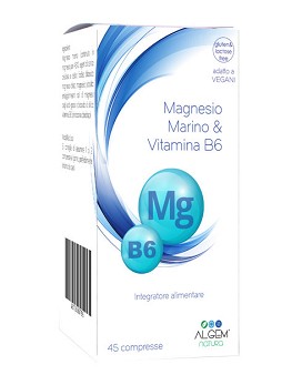 Magnesio Marino & Vitamina B6 45 tablets - ALGEM NATURA