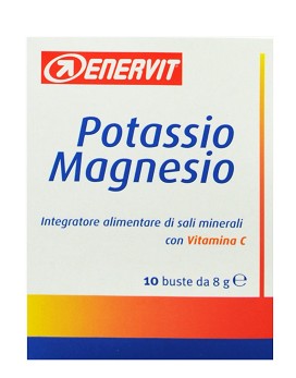 Potassio Magnesio 10 buste da 8 grammi + 10 buste omaggio - ENERVIT