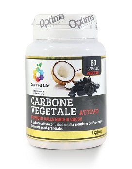 Carbone Vegetale Attivo 60 capsule vegetali - OPTIMA