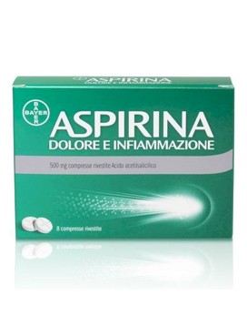 Aspirina Dolore e Infiammazione 500mg 8 compresse rivestite - ASPIRINA