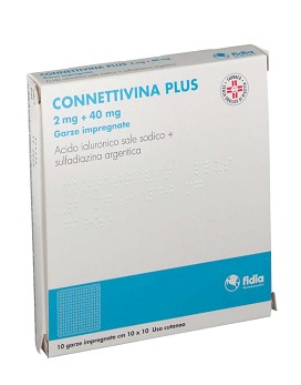 Connettivina Plus 2mg + 40mg Garze Impregnate 10 garze impregnate - CONNETTIVINA