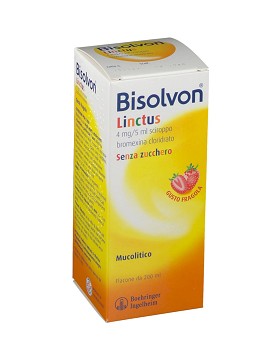 Bisolvon Linctus 4 mg/5 ml Sciroppo Senza Zucchero Gusto Fragola 200ml - BISOLVON