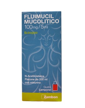 Fluimucil Mucolitico 100 mg/5 ml 1 flacone da 200ml - FLUIMUCIL