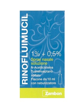 RinoFluimucil 1% + 0,5% Spray Nasale 1 flacone da 10ml - FLUIMUCIL