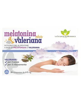 Melatonina & Valeriana Plus 30 compresse - LA SORGENTE DEL BENESSERE