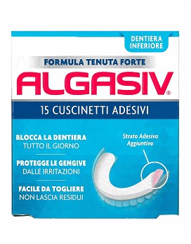 Cuscinetti Adesivi Dentiera Inferiore 15 cuscinetti adesivi - ALGASIV