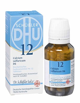 Nr. 12 Calcium Sulfuricum D6 200 compresse - SCHWABE