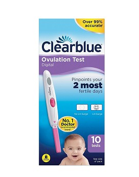 Test di Ovulazione 2 Giorni più Fertili 10 test digital - CLEARBLUE