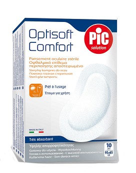 Optisoft Comfort Medicazione Oculare Sterile 10 pcs 96x65mm - PIC