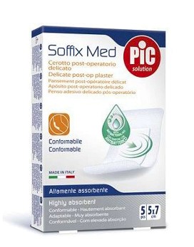 Soffix Med Cerotto Post-Operatorio Delicato 5pcs 5x7cm - PIC