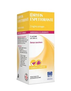 Coryfin Espettorante 3 mg/ml Sciroppo Gusto Liquirizia e Lampone 200ml - CORYFIN