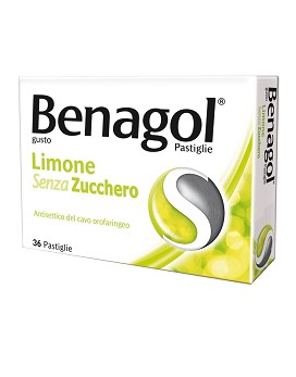 Benagol Pastiglie Gusto Limone Senza Zucchero 36 pastiglie - BENAGOL