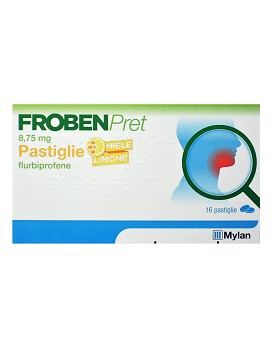 Froben Pret 8,75 mg Miele Limone 16 pastiglie - MYLAN
