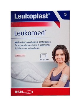 Leukoplast - Leukomed 7,2X5CM 5 plasters - BSN MEDICAL