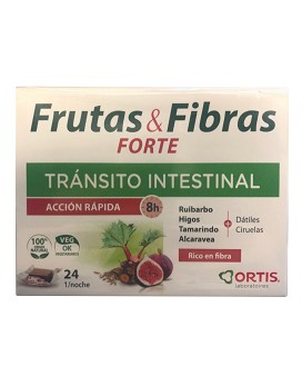 Ortis - Frutta & Fibre 24 chewable tablets - CABASSI & GIURIATI