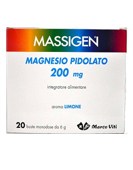Magnesio 200mg 20 sachets of 6 grams - MASSIGEN