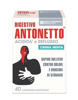 Digestivo Acidità e Reflusso Crema Menta 40 compresse - MARCO ANTONETTO FARMACEUTICI