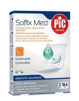 Soffix Med Cerotto Post-Operatorio Delicato 5pcs 10x6cm - PIC