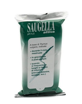 Saugella pH 4,5 Attiva Salviettine Intime Detergenti 15 salviettine - SAUGELLA