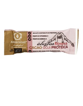 Barretta Fitness Proteica Cacao Goji 1 barretta da 35 grammi - AMBROSIAE