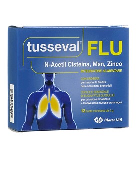 Tusseval-Flu 12 sachets of 5 grams - MARCO VITI