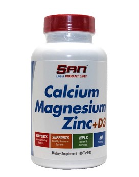 Calcium Magnesium Zinc + D3 90 compresse - SAN NUTRITION