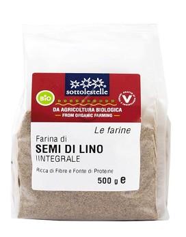 Farina di Semi di Lino Integrale 500 grammes - SOTTO LE STELLE