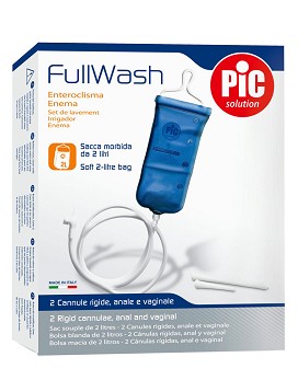 FullWash Enteroclisma Enema 1 bag of 2000 ml + 2 rigid cannulae - PIC