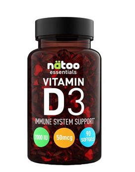 Vitamin D3 90 softgels - NATOO