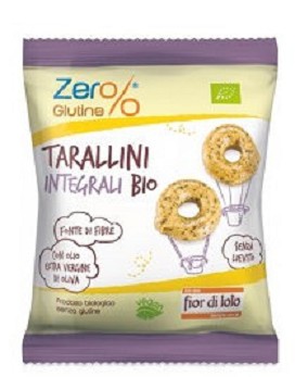 Zero% Glutine - Tarallini Integrali Bio 30 grammi - FIOR DI LOTO