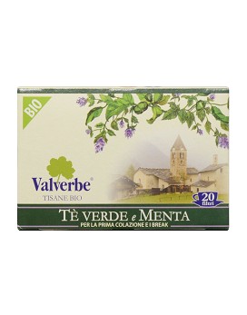 Tè Verde e Menta 20 filter of 1,5 grams - VALVERBE