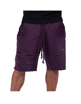 Raw Hem Street Shorts 151 Colore: Borgogna - NEBBIA