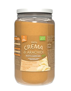 100% Crema di Arachidi Ricetta Americana Bio 600 grammi - SMILE CRUNCH