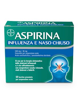 Aspirina Influenza e Naso Chiuso 10 bustine granulato - ASPIRINA